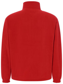 Jhk Heren fleecevest met volledige rits Rood - XL