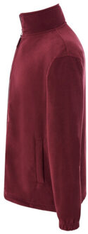 Jhk Heren fleecevest met volledige rits Rood - XS