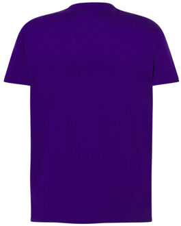 Jhk Heren normaal t-shirt Paars - XL