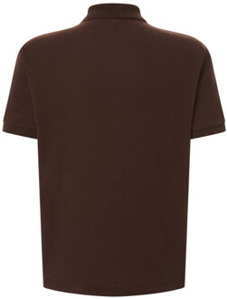 Jhk Heren pique regular poloshirt Bruin - XS