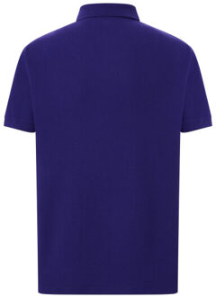 Jhk Heren pique regular poloshirt - maat L Paars