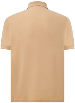 Jhk Heren pique regular poloshirt - maat S Beige