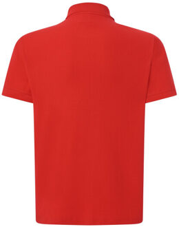 Jhk Heren pique regular poloshirt - maat XXL / XXXL Rood