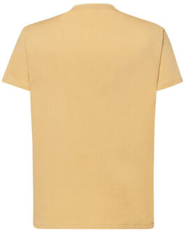 Jhk Heren premium normaal t-shirt Beige - M