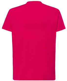 Jhk Heren premium normaal t-shirt - maat S Roze