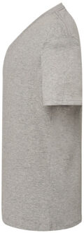 Jhk Heren urban melange v hals t-shirt Grijs