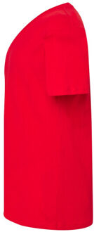 Jhk Heren urban v hals t-shirt - maat S Rood