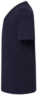 Jhk Heren urban v hals t-shirt - maat XL Blauw