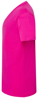 Jhk Heren urban v hals t-shirt - maat XXL / XXXL Roze