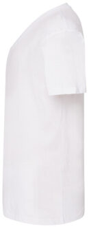 Jhk Heren urban v hals t-shirt Wit - M