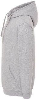 Jhk Unisex adult melange kangaroo pocket hoodie Grijs - L