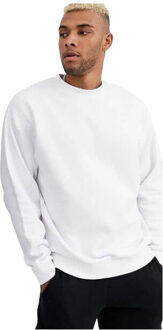 Jhk Unisex effen sweatshirt volwassenen Wit - XS