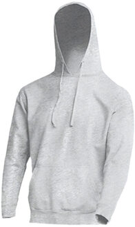 Jhk Unisex ocean kangaroo melange hoodie voor volwassenen Grijs - XXXL