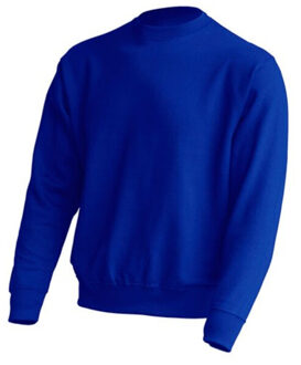 Jhk Unisex sweatshirt met ronde hals voor volwassenen Blauw - XL