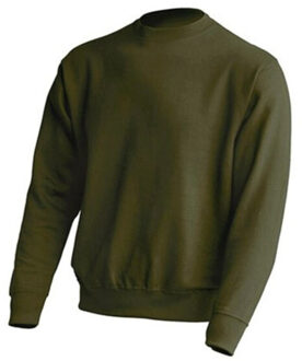 Jhk Unisex sweatshirt met ronde hals voor volwassenen Groen - XS