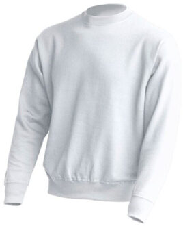 Jhk Unisex sweatshirt met ronde hals voor volwassenen Wit - XL