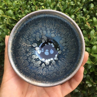 Jianware Fujian Tea Cup its Song Dynasty Style Chinese Teacup Oil Spot Tenmoku Chawan Ceramic Coffee Tea Cups