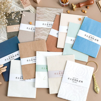 JIANWU 6sheets Specialty paper Diary Decorative Material Background journal supplies Scrapbook DIY sticker No stickiness