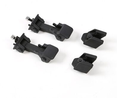 Jidixian Een Paar Zwarte Auto Motor Lock Hood Klink Catch Cover Voor Jeep Wrangler Tj 1997-2006 Abs Auto exterieur Accessoires