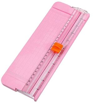 JIELISI 9090 Mini Kleine Glijbaan Cutter Cut Papier Snijder Kleur: Roze
