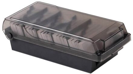 Jielisi Visitekaarthouder Opbergdoos, Capaciteit: 500, Fit 2.2X3.6 In Kaarten, 4 Divider Board En 20 A-Z Gidsen
