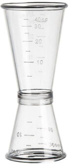 Jigger Enkele Dubbele Shot Cocktail Wijn Korte Drink Meten Cup S / L Bar Party Marineblauw