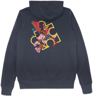 Jiggy Banjo & Kazooie Unisex Hoodie - Navy - S - Navy blauw