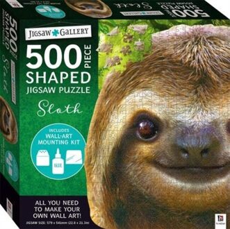 Jigsaw Gallery 500-Piece Shaped Jigsaw: Sloth -  Hinkler Pty LTD (ISBN: 9781488901027)