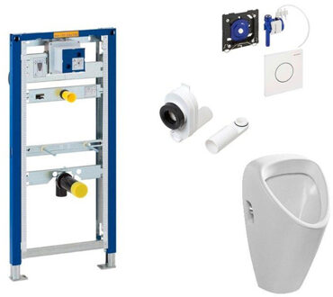 Jika urinoirset met Geberit duofix reservoir en Sigma 01 bediening wit SW1237066/0770275/0700530/0703967/ga38710/0700009