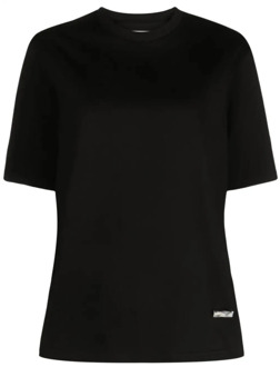 Jil Sander 001 T-Shirt, Klassieke Stijl Jil Sander , Black , Dames - M,S