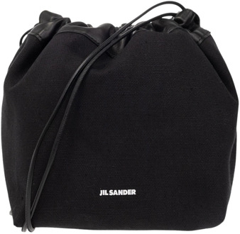 Jil Sander ‘Dumpling’ bucket tas Jil Sander , Black , Dames - ONE Size