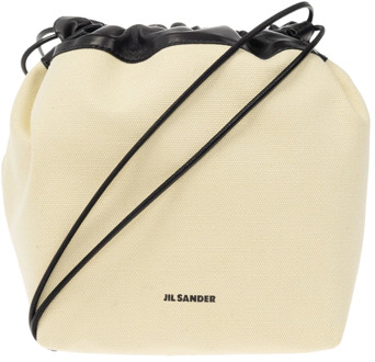 Jil Sander ‘Dumpling’ bucket tas Jil Sander , Yellow , Dames - ONE Size