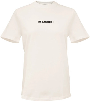 Jil Sander Exclusief katoenen T-shirt uit de JIL Sander+ collectie Jil Sander , White , Heren