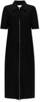 Jil Sander Gestructureerde jurk Jil Sander , Black , Dames - M,S