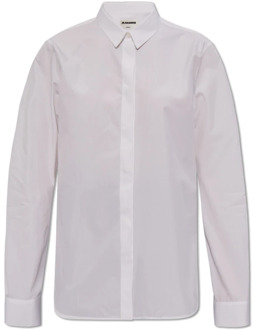 Jil Sander Katoenen shirt Jil Sander , White , Dames - M,S,Xs