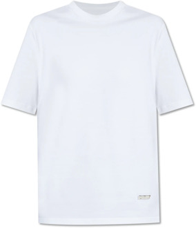 Jil Sander Katoenen T-shirt Jil Sander , White , Dames - L,M,S,Xs