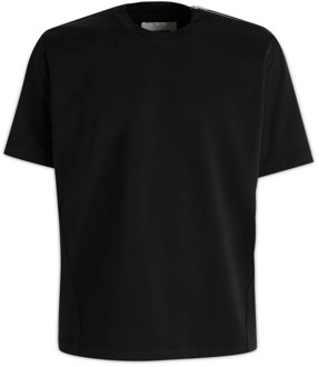 Jil Sander Klassiek T-Shirt Jil Sander , Black , Heren - L,S,Xs
