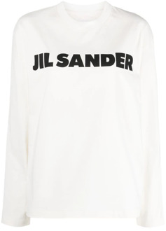 Jil Sander Klassieke T-shirts en Polos Jil Sander , White , Dames - L,M,S,Xs