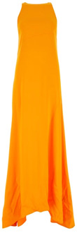 Jil Sander Lange jurken Jil Sander , Orange , Dames
