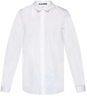 Jil Sander Normaal shirt Jil Sander , White , Heren - 2Xl,L