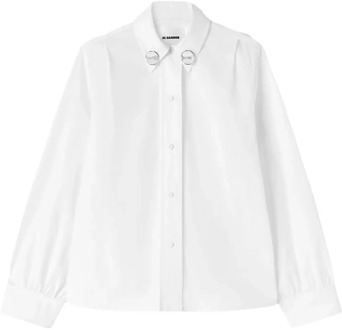 Jil Sander Optic White Shirt Jil Sander , White , Dames - M,S