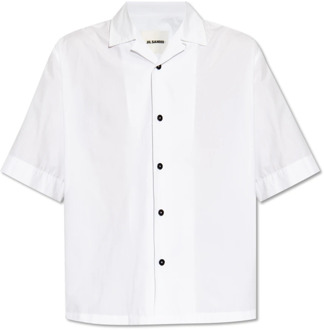 Jil Sander Ruimvallend shirt Jil Sander , White , Heren - Xl,L,M,S