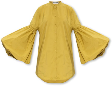 Jil Sander Shirt met pofmouwen Jil Sander , Yellow , Dames - XS