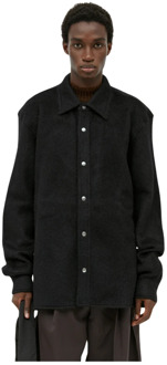 Jil Sander Shirts Jil Sander , Black , Heren - 2Xl,L,M