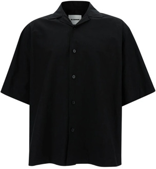 Jil Sander Short Sleeve Shirts Jil Sander , Black , Heren - L,M