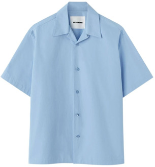 Jil Sander Short Sleeve Shirts Jil Sander , Blue , Heren - 2Xl,Xl,L,M,3Xl