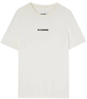 Jil Sander Stijlvolle T-shirts en Polos Jil Sander , White , Heren - Xl,L,M,S