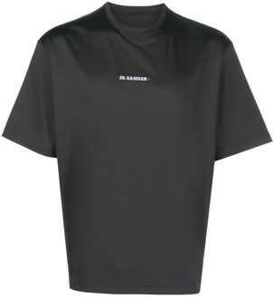 Jil Sander T-shirts en Polos Zwart Jil Sander , Black , Heren - L,M