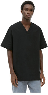 Jil Sander T-Shirts Jil Sander , Black , Heren - L,M,S