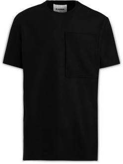 Jil Sander T-shirts Jil Sander , Black , Heren